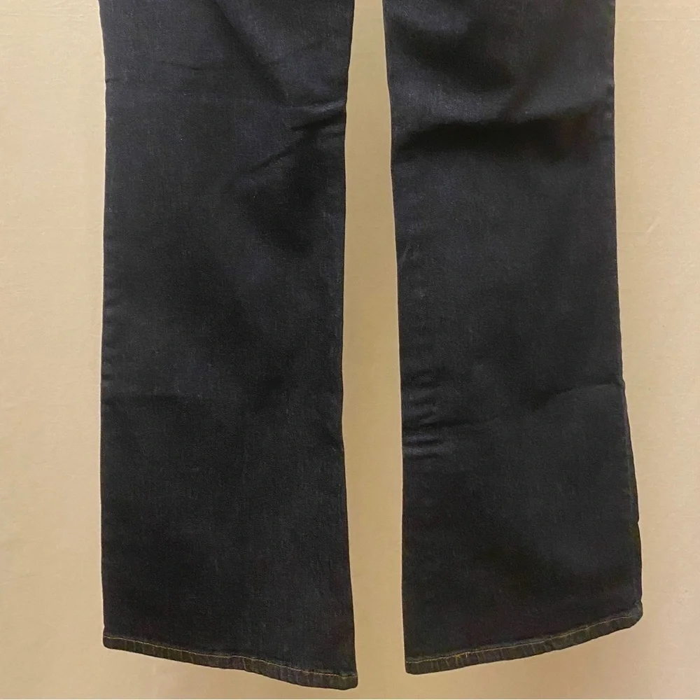 Lauren Ralph Lauren Sz 14 Mid Rise Boot Cut Jeans Women’s Dark Wash Stretch